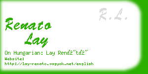 renato lay business card